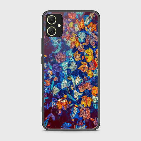 Samsung Galaxy A05 Cover- Floral Series 2 - HQ Ultra Shine Premium Infinity Glass Soft Silicon Borders Case