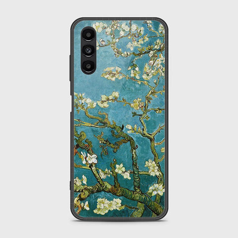 Samsung Galaxy A04s Cover- Floral Series 2 - HQ Ultra Shine Premium Infinity Glass Soft Silicon Borders Case