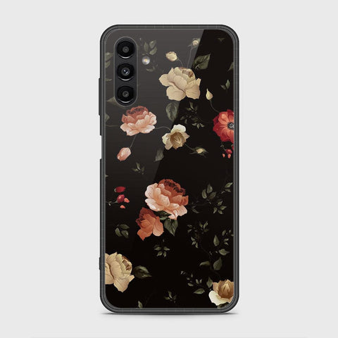 Samsung Galaxy A04s Cover- Floral Series 2 - HQ Ultra Shine Premium Infinity Glass Soft Silicon Borders Case