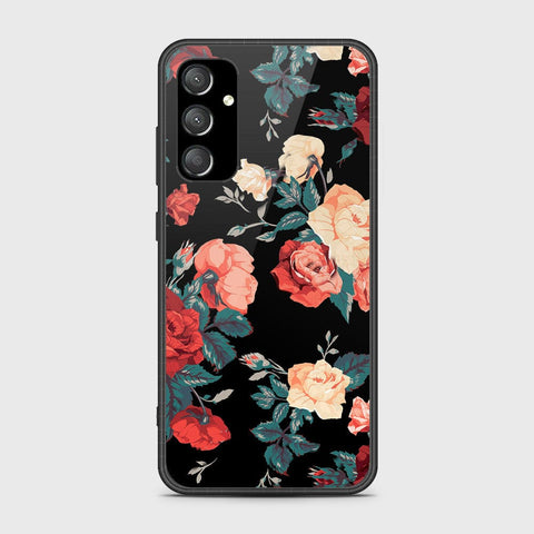 Samsung Galaxy A54 5G Cover- Floral Series 2 - HQ Ultra Shine Premium Infinity Glass Soft Silicon Borders Case