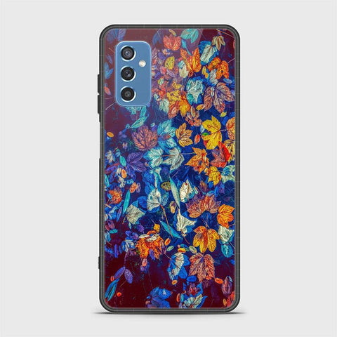 Samsung Galaxy M52 5G Cover- Floral Series 2 - HQ Ultra Shine Premium Infinity Glass Soft Silicon Borders Case