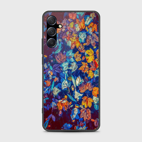 Samsung Galaxy M34 5G Cover- Floral Series 2 - HQ Ultra Shine Premium Infinity Glass Soft Silicon Borders Case