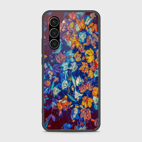 Samsung Galaxy S23 5G Cover- Floral Series 2 - HQ Ultra Shine Premium Infinity Glass Soft Silicon Borders Case