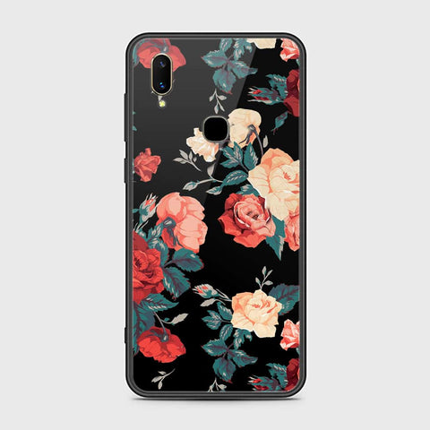 Vivo Z3 Cover- Floral Series 2 - HQ Ultra Shine Premium Infinity Glass Soft Silicon Borders Case