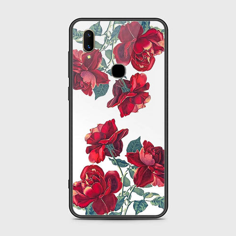 Vivo Z3 Cover- Floral Series 2 - HQ Ultra Shine Premium Infinity Glass Soft Silicon Borders Case