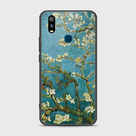 Vivo Y11 2019 Cover- Floral Series 2 - HQ Ultra Shine Premium Infinity Glass Soft Silicon Borders Case