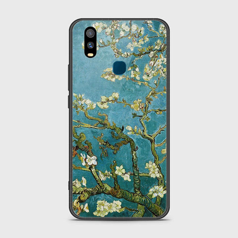 Vivo Y11 2019 Cover- Floral Series 2 - HQ Ultra Shine Premium Infinity Glass Soft Silicon Borders Case