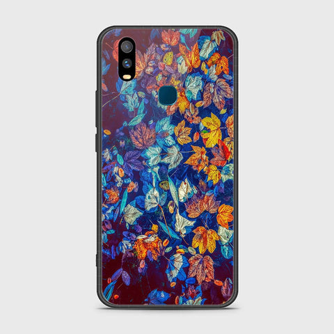 Vivo Y11 2019 Cover- Floral Series 2 - HQ Ultra Shine Premium Infinity Glass Soft Silicon Borders Case