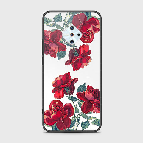 Vivo Y9s Cover- Floral Series 2 - HQ Ultra Shine Premium Infinity Glass Soft Silicon Borders Case