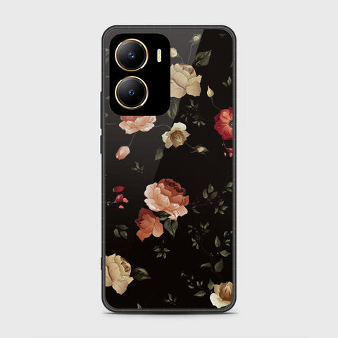 Vivo Y56 Cover- Floral Series 2 - HQ Ultra Shine Premium Infinity Glass Soft Silicon Borders Case