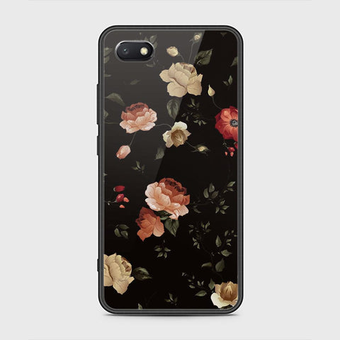 Huawei Y5 Prime 2018 / Y5 2018 / Honor 7S Cover - Floral Series 2 - HQ Ultra Shine Premium Infinity Glass Soft Silicon Borders Case