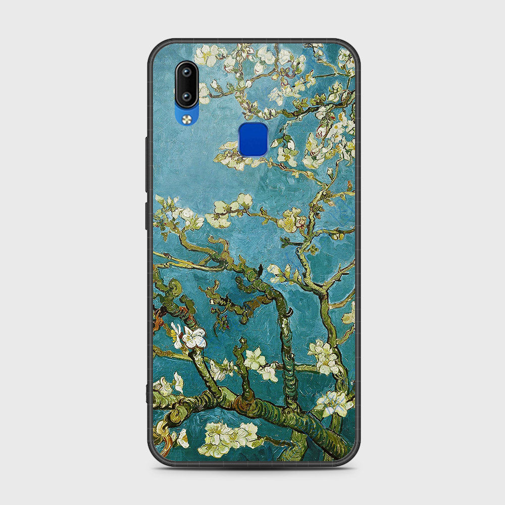 Vivo Y91i Cover- Floral Series 2 - HQ Ultra Shine Premium Infinity Glass Soft Silicon Borders Case