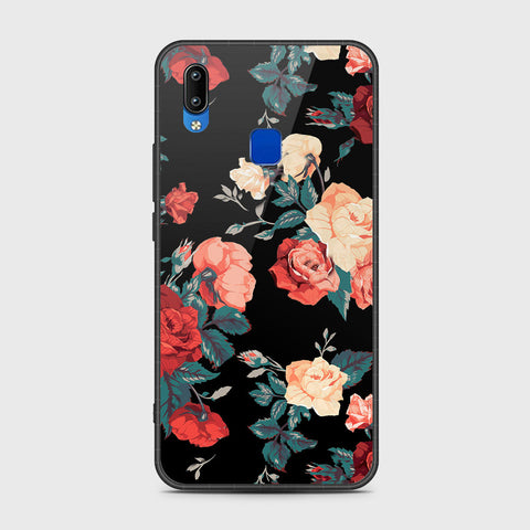 Vivo Y91i Cover- Floral Series 2 - HQ Ultra Shine Premium Infinity Glass Soft Silicon Borders Case