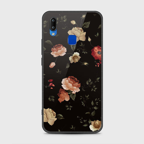 Vivo Y91i Cover- Floral Series 2 - HQ Ultra Shine Premium Infinity Glass Soft Silicon Borders Case