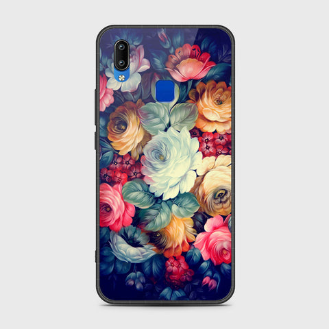 Vivo Y91i Cover- Floral Series 2 - HQ Ultra Shine Premium Infinity Glass Soft Silicon Borders Case