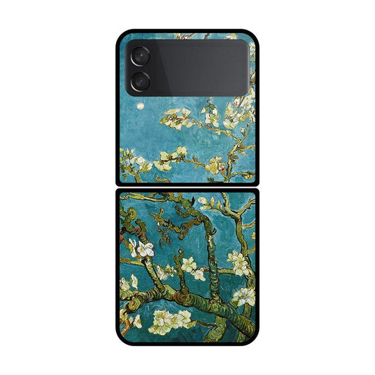 Samsung Galaxy Z Flip 3 5G Cover- Floral Series 2 - HQ Premium Shine Durable Shatterproof Case