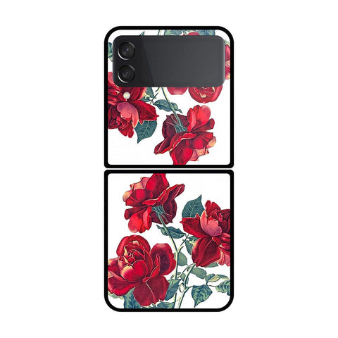 Samsung Galaxy Z Flip 3 5G Cover- Floral Series 2 - HQ Premium Shine Durable Shatterproof Case