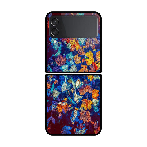 Samsung Galaxy Z Flip 3 5G Cover- Floral Series 2 - HQ Premium Shine Durable Shatterproof Case