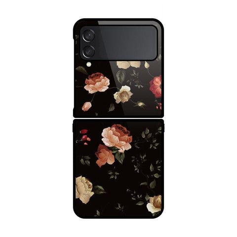 Samsung Galaxy Z Flip 4 5G Cover- Floral Series 2 - HQ Premium Shine Durable Shatterproof Case - Soft Silicon Borders