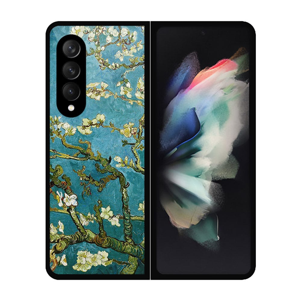 Samsung Galaxy Z Fold 3 5G Cover- Floral Series 2 - HQ Premium Shine Durable Shatterproof Case - Soft Silicon Borders