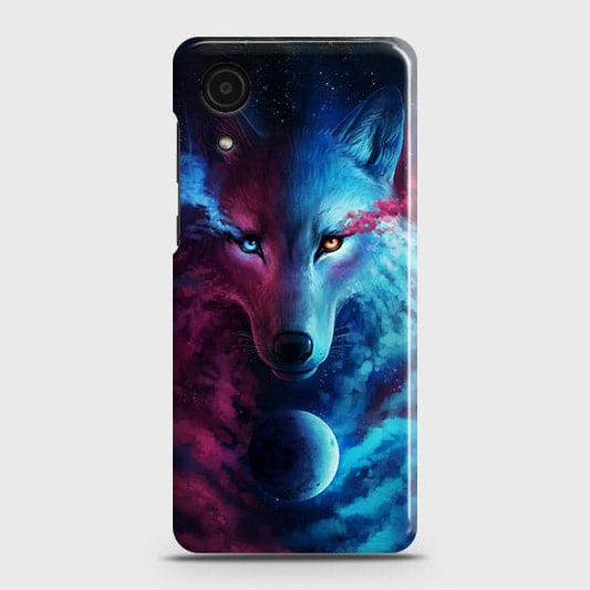 Samsung Galaxy A03 Core Cover - Infinity Wolf Trendy Printed Hard Case with Life Time Colors Guarantee