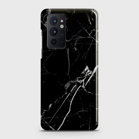 OnePlus 9RT 5G Cover - Black Modern Classic Marble Printed Hard Case with Life Time Colors Guarantee