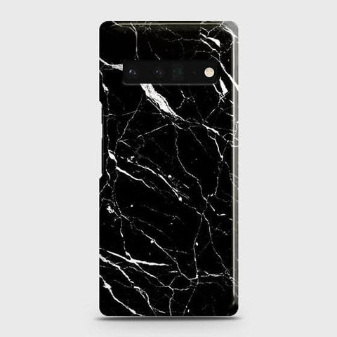 Google Pixel 6 Pro Cover - Trendy Black Marble Printed Hard Case with Life Time Colors Guarantee (Fast Delivery)