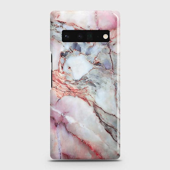 Google Pixel 6 Pro Cover - Violet Sky Marble Trendy Printed Hard Case with Life Time Colors Guarantee (Fast Delivery) (H)