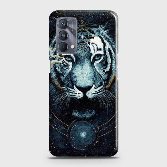 Realme GT Master Cover - Vintage Galaxy Tiger Printed Hard Case with Life Time Colors Guarantee