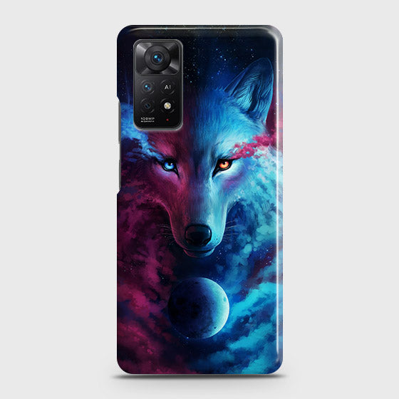 Xiaomi Redmi Note 11S Cover - Infinity Wolf Trendy Printed Hard Case with Life Time Colors Guarantee ( Fast Delivery )