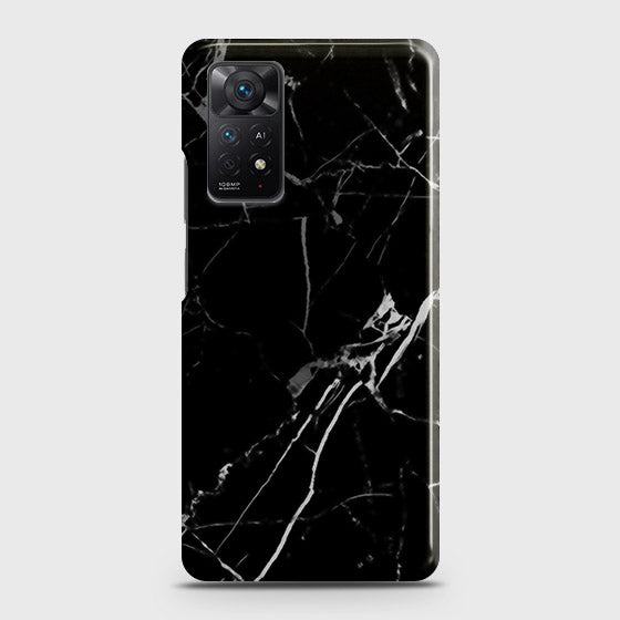 Xiaomi Redmi Note 11 Cover - Black Modern Classic Marble Printed Hard Case with Life Time Colors Guarantee ( Fast Delivery )