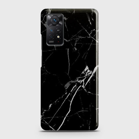 Xiaomi Redmi Note 11 Cover - Black Modern Classic Marble Printed Hard Case with Life Time Colors Guarantee ( Fast Delivery )