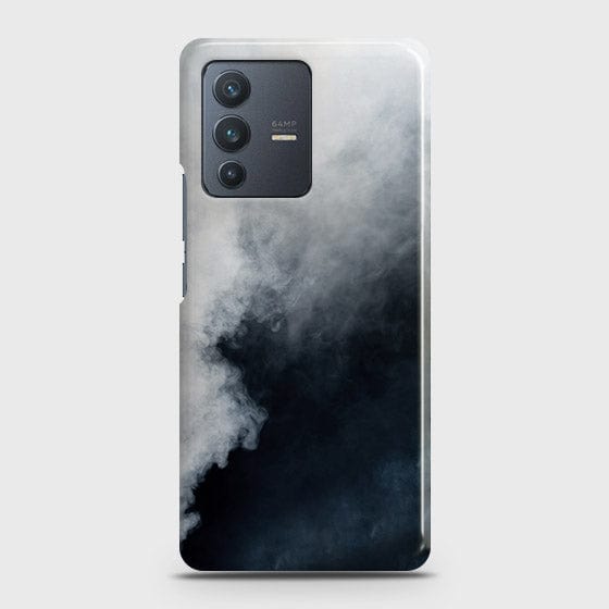 Vivo V23 5G Cover - Matte Finish - Trendy White Floor Marble Printed Hard Case with Life Time Colors Guarantee