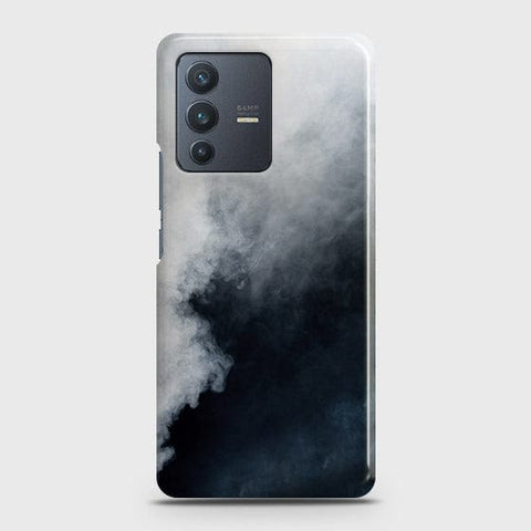 Vivo V23 5G Cover - Matte Finish - Trendy White Floor Marble Printed Hard Case with Life Time Colors Guarantee