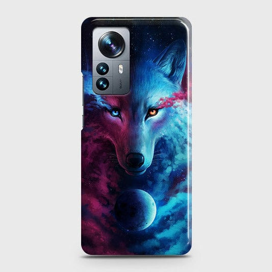Xiaomi 12 Cover - Infinity Wolf Trendy Printed Hard Case with Life Time Colors Guarantee
