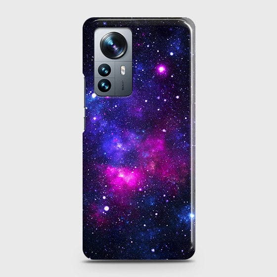 Xiaomi 12X - Dark Galaxy Stars Modern Printed Hard Case with Life Time Colors Guarantee