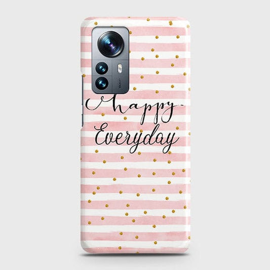 Xiaomi 12 - Trendy Happy Everyday Case with Life Time Colors Guarantee