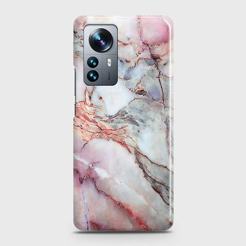 Xiaomi 12 Pro - Violet Sky Marble Trendy Printed Hard Case with Life Time Colors Guarantee