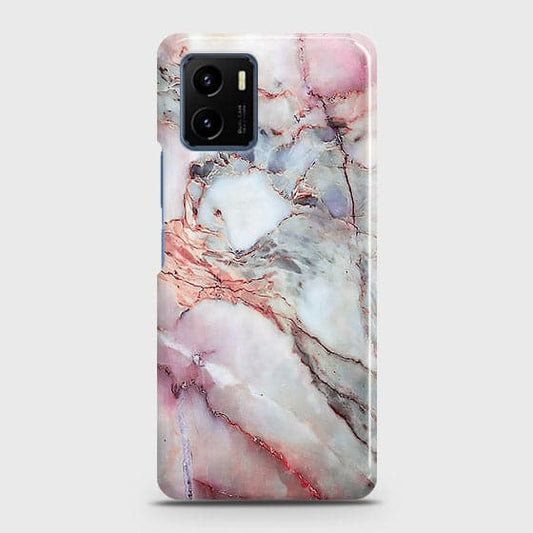 Vivo Y15a Cover - Violet Sky Marble Trendy Printed Hard Case with Life Time Colors Guarantee