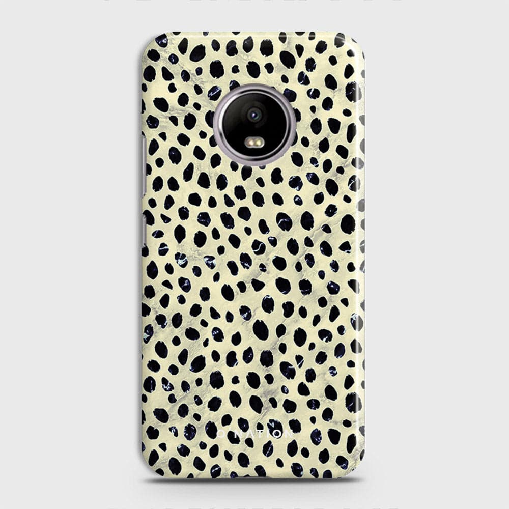 Motorola E4 Plus Cover - Bold Dots Series - Matte Finish - Snap On Hard Case with LifeTime Colors Guarantee