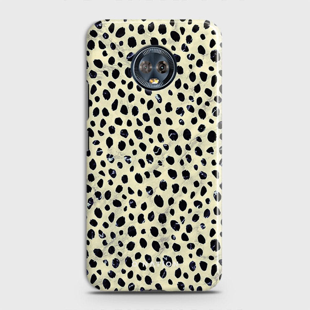 Motorola Moto G6 Plus Cover - Bold Dots Series - Matte Finish - Snap On Hard Case with LifeTime Colors Guarantee