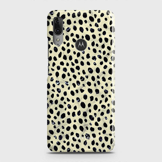 Motorola Moto E6 Plus Cover - Bold Dots Series - Matte Finish - Snap On Hard Case with LifeTime Colors Guarantee