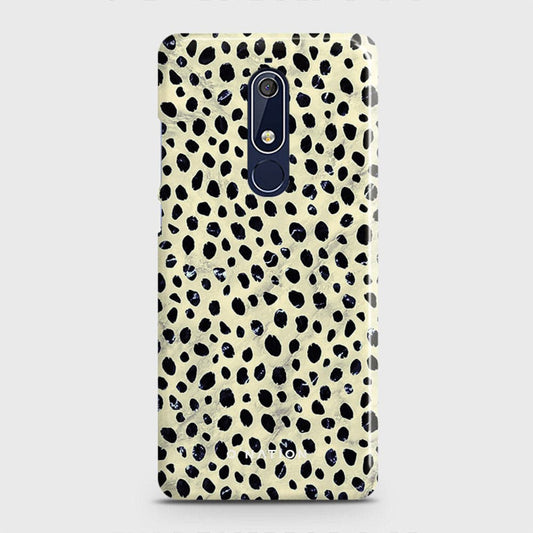 Nokia 5.1 Cover - Bold Dots Series - Matte Finish - Snap On Hard Case with LifeTime Colors Guarantee