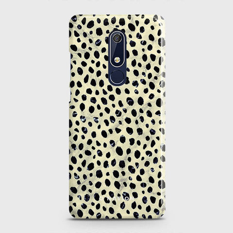 Nokia 5.1 Cover - Bold Dots Series - Matte Finish - Snap On Hard Case with LifeTime Colors Guarantee