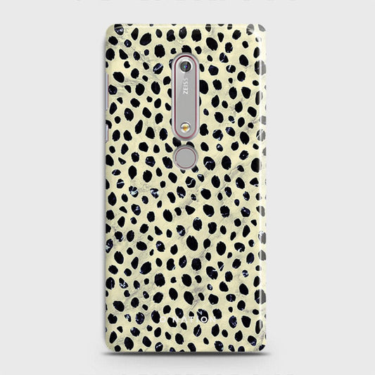 Nokia 6.1 Cover - Bold Dots Series - Matte Finish - Snap On Hard Case with LifeTime Colors Guarantee