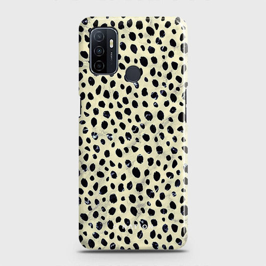 Oppo A53s Cover - Bold Dots Series - Matte Finish - Snap On Hard Case with LifeTime Colors Guarantee
