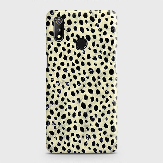 Realme 3 Pro Cover - Bold Dots Series - Matte Finish - Snap On Hard Case with LifeTime Colors Guarantee ( Fast Delivery )