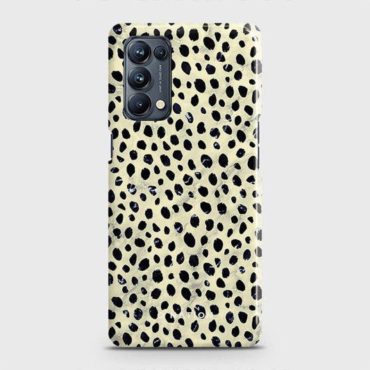 Oppo Reno 5 4G Cover - Bold Dots Series - Matte Finish - Snap On Hard Case with LifeTime Colors Guarantee