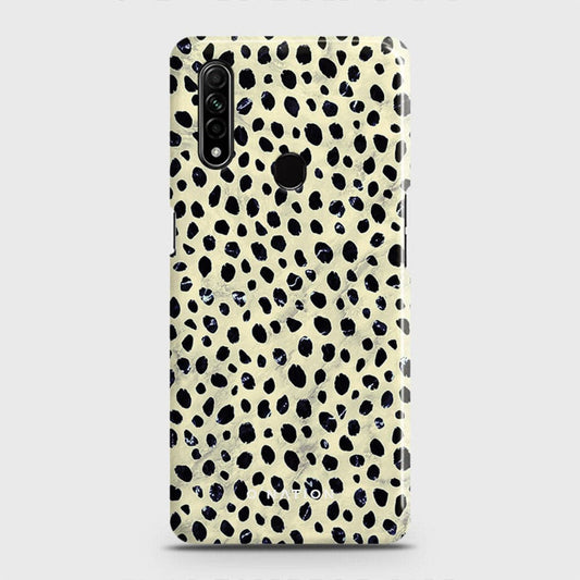 Oppo A8 Cover - Bold Dots Series - Matte Finish - Snap On Hard Case with LifeTime Colors Guarantee