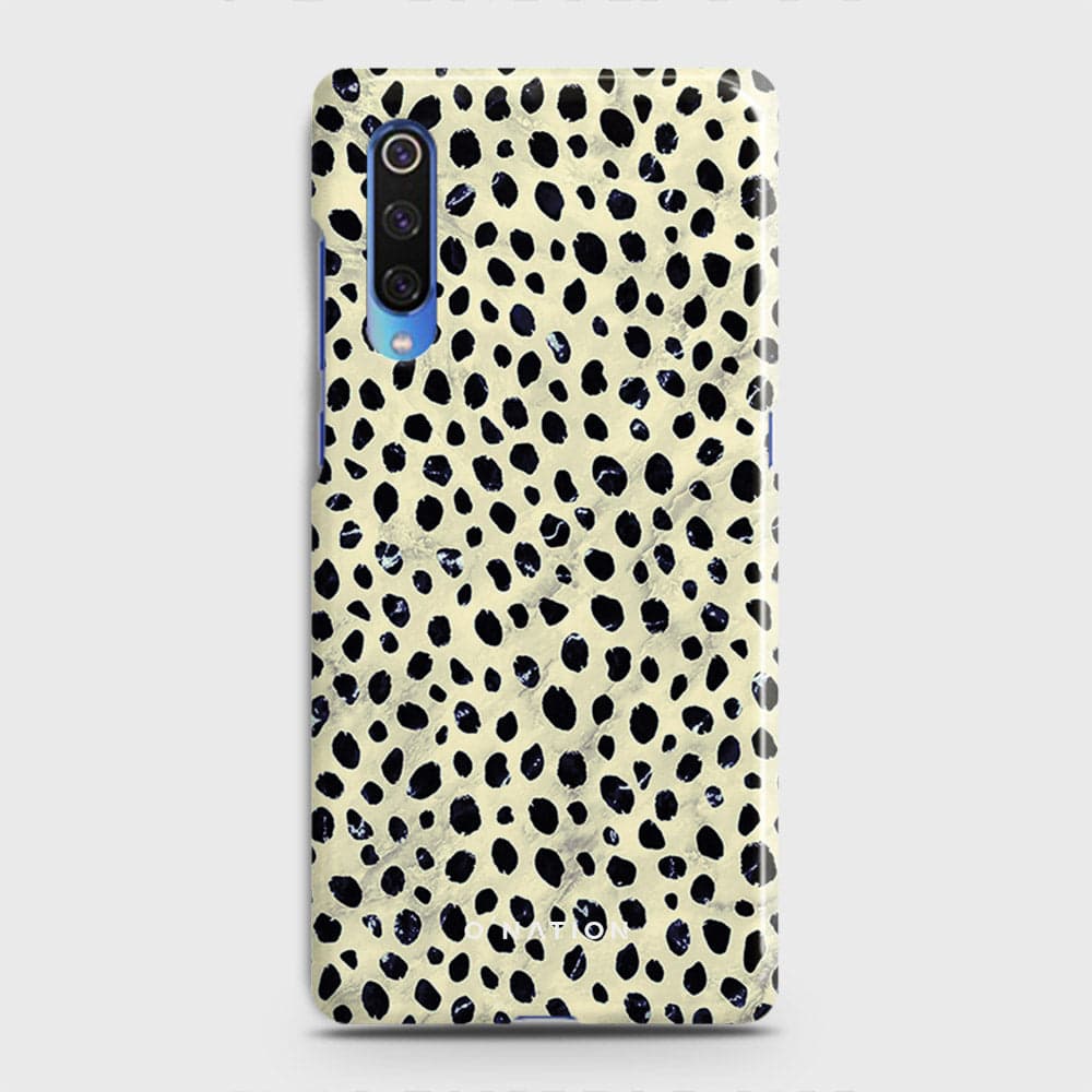 Xiaomi Mi 9 Cover - Bold Dots Series - Matte Finish - Snap On Hard Case with LifeTime Colors Guarantee